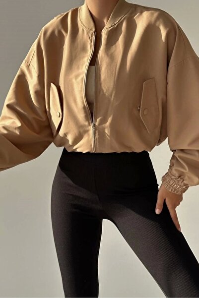 Eka Palton supradimensionat de damă Camel 0990-2812