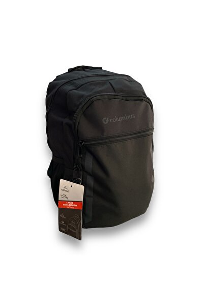 Yıldız Çanta Columbus Nova Sırt Çantası 3 Bölmeli Sırt Destekli - Siyah