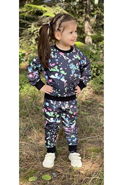 BUUFUU Μακρυμάνικο Παιδικό Διπλό Σετ Panda Printed