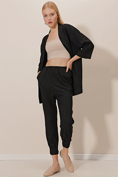 HAKKE Bürümcük Cardigan Trousers Set