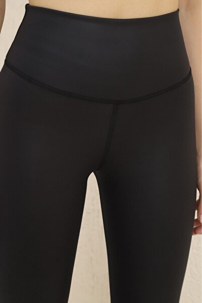 Ozy Fashion Colanți de damă de recuperare cu talie înaltă de iarnă din material polar Siena