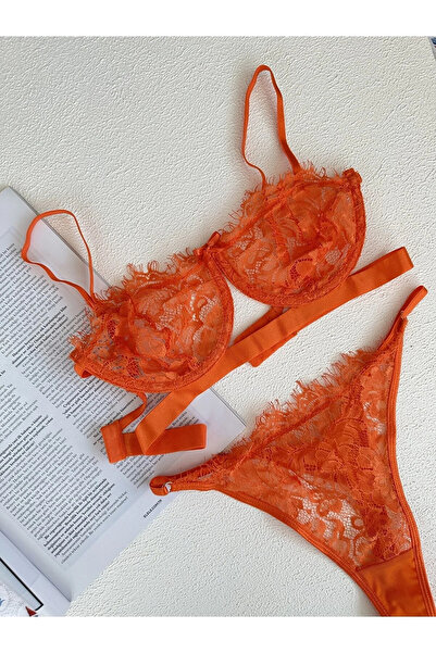 Mystique Feminine Veille- Underwire Lace Bralet Σετ