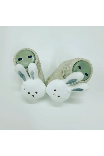 Bumbo long-eared baby socks with rabbit accessories