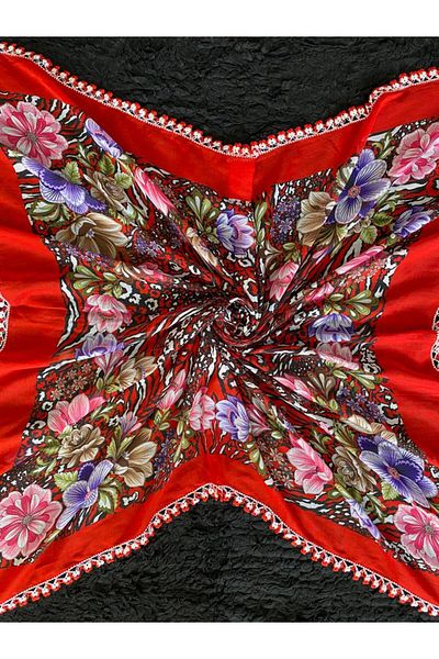 Beykan SCARF CROCHET EMBROIDERED TÜLBENT WRITING OATH