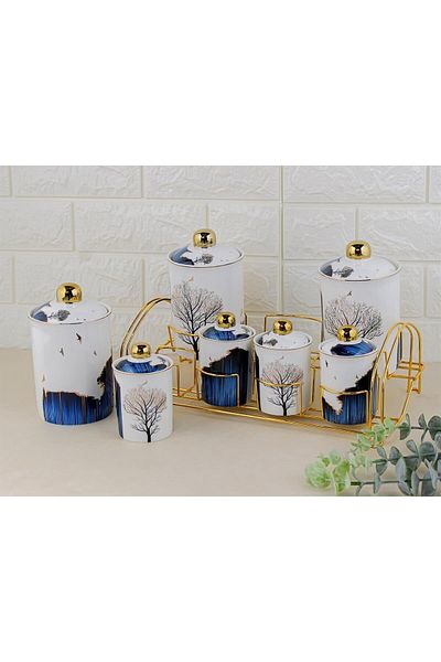 Sembol 7-Piece NEW BONE PORCELAIN SPICE SET -15 PIECES-