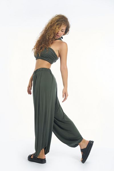 Catz Clothes Women's Trousers - Flowy Boho Women's Trousers (Viscose Lycra Fabric - 4 Seasons)