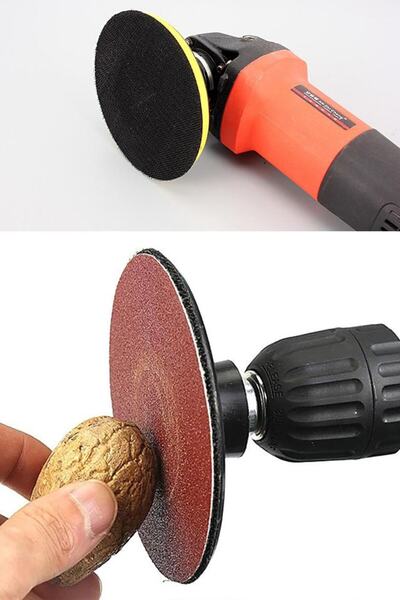 Yu Su Tools 7 Parça 115'lik Cırt Taban Zımparaları Matkapta Kullanma Aparatı ...