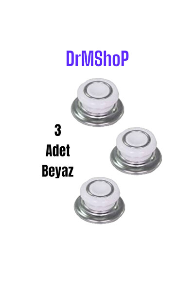 shopdrm ''Tencere-Tava-Sahan-Cam'' Kapak Kulbu 3 ADET