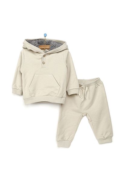 ebebek Hello Baby HelloBaby Great Kingdom Theme Baby Boy Tracksuit Set