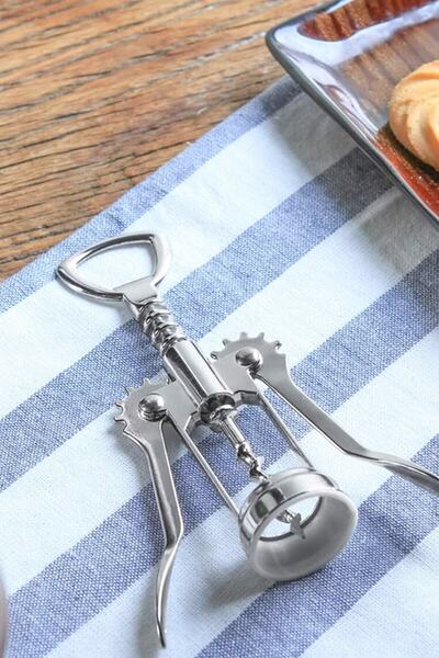 morlimon Paslanmaz Çelik Tirbuşon Mantar Tıpa Açacağı