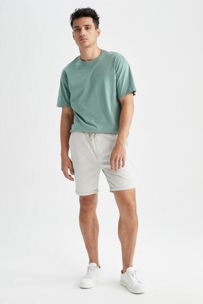 DeFacto Šortky s pružným čipkovaným pásom Regular Fit