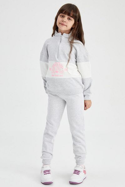 DeFacto Girl's High Collar Sweatshirt