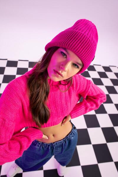 DeFacto Cool Oversize Fit fél garbós pulóver