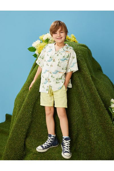 Koton Waist Tie Pocket Detailed Shorts