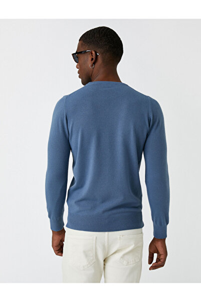 Koton Alapvető kötöttáru pulóver Crew Neck