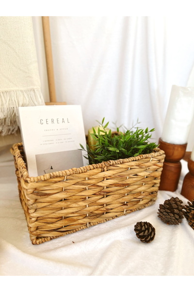 KaiHome Hasır Sağlam Dikdörtgen Düzenleyici/sepet