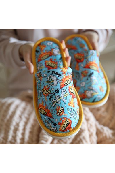 Chochili Ανδρικές παντόφλες Blue Bomb - Soft Sole House