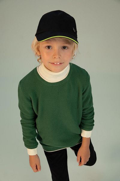 DeFacto Boy's Regular Fit Crew Neck Sweater