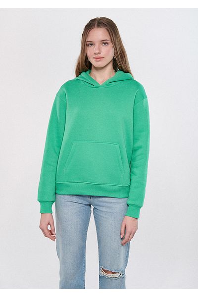 Mavi Hooded Green Basic Sweatshirt 167299-71794