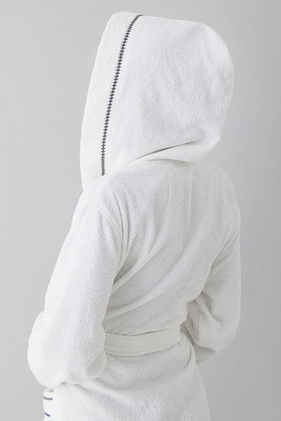 COTTONMANIA Profundo Robe Cloud - Extra Soft, Modern and Special Design 100% Cotton Unisex Hooded Bathrobe