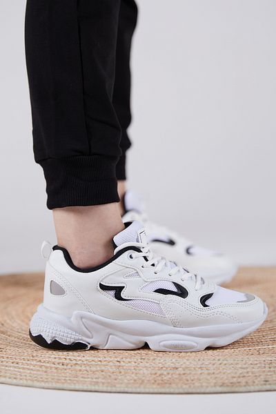 Tonny Black Unisex bílé černé sportovní boty Tb251