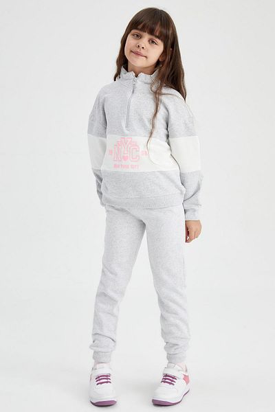 DeFacto Σχολική Φούτερ για κορίτσια σε γκρι Jogger Standard Fit