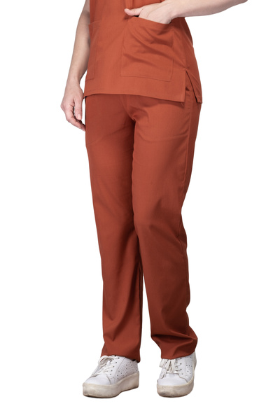 Sarıçiyil Üniforma بنطلون ليكرا ذو قاع واحد من Doctor Nurse (للنساء)