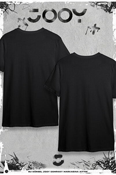 Jooy Company Cute Dinosaur Design Couple Συνδυασμός Μαύρο Oversize Tshirt Σετ 2 τεμαχίων