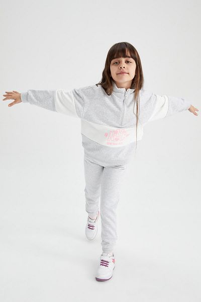 DeFacto Σχολική Φούτερ για κορίτσια σε γκρι Jogger Standard Fit