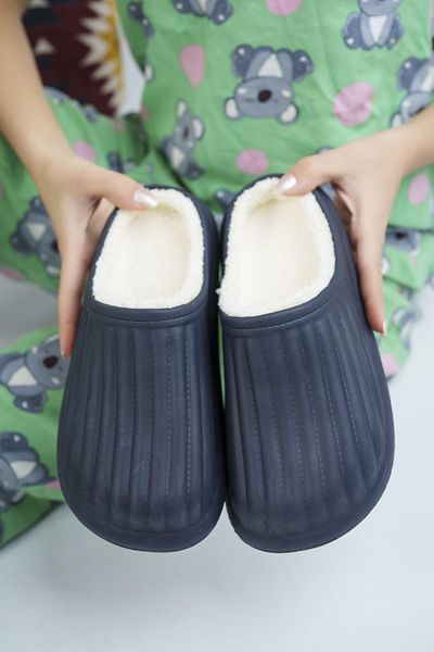 Moda Frato Modafrato Flora Papuci de casă unisex din lână pentru interior Papuci de iarnă impermeabili