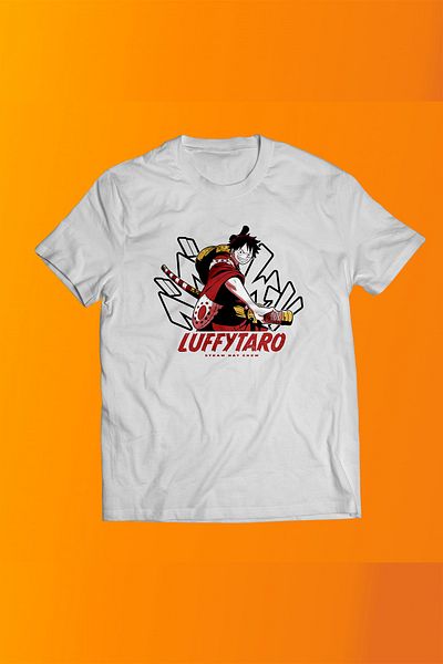 remonz Μπλουζάκι Luffytaro με στάμπα 100% βαμβακερό μπλουζάκι μεγάλου μεγέθους