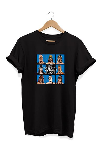 remonz Μπλουζάκι American Wrestling με στάμπα 100% βαμβάκι (oversize) Plus Size