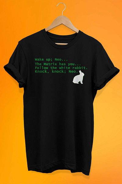 remonz The Matrix Printed 100% Cotton Oversize T-shirt Μπλουζάκι μεγάλου μεγέθους