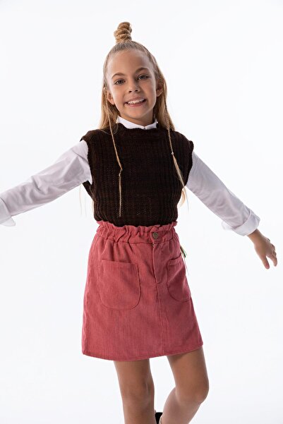 DeFacto Lány papírzacskó bársony szoknya