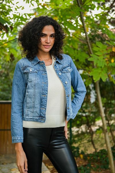 CHUBA Jachetă de blugi de damă albastru deschis 23w403