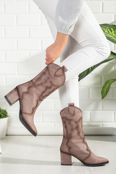 derithy Solmera Boots-mink Suede-bls6900
