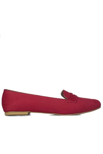 Fitbas 785307 527 Women's Red Big & Small Size Ballerinas