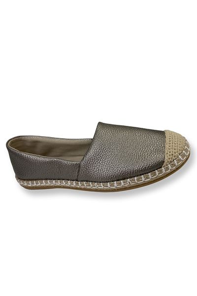 galya shoes Galya Gray Skin Kruku Shoes Women's Flats Thermo Sole Comfortable Daily Shoes