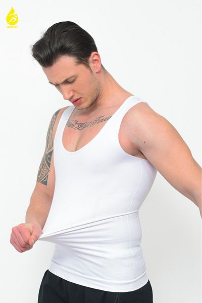 SAUNA SUIT Firming Recovery Body Shaper White Premium Fitness Corset Athlete