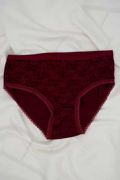 HİTRA Chiloți de damă din dantelă florală Spate Bumbac Slip de culoare uni Lenjerie de corp confortabilă și respirabilă