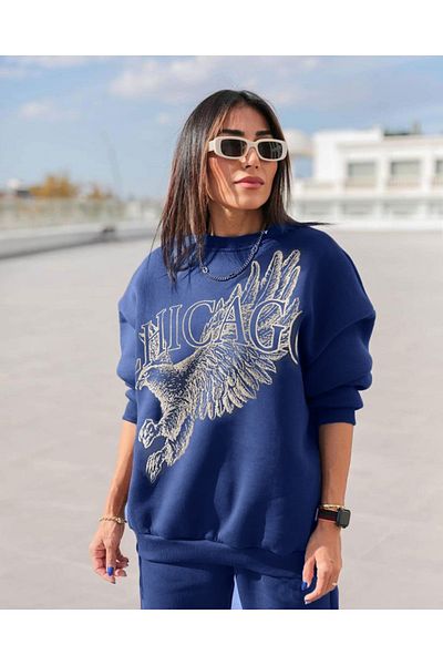 Machetta Σετ φόρμας Oversize με στάμπα Eagle