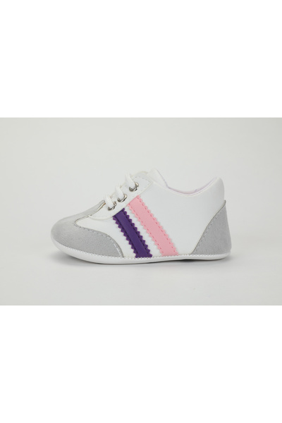 Baby Pattini Newborn Baby Shoes, Ilkadım Home Shoes, Anti-Sweat Cotton Lined Sports Model