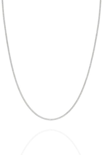 Adal Silver 925 Ayar Gümüş Hayalet Gurmet Zincir Kolye (1 Mm)
