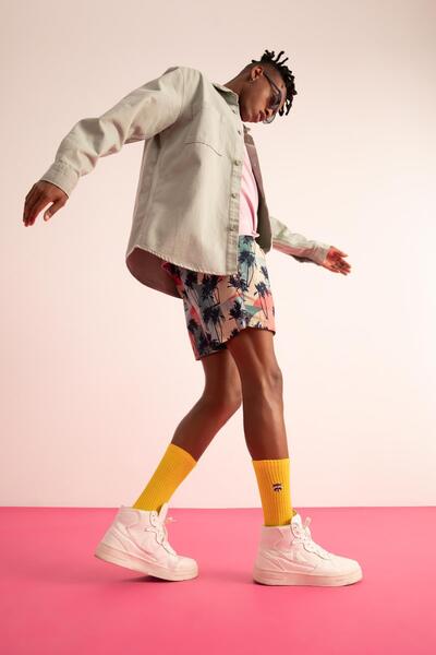 DeFacto Relax Fit dupla zsebes hosszú ujjú ing