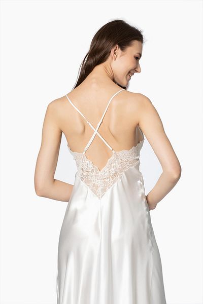 Pierre Cardin Satin Lace Nightgown - 900