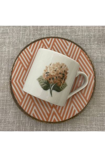 Porland Ortanca Coffee Cup Set for 6 People