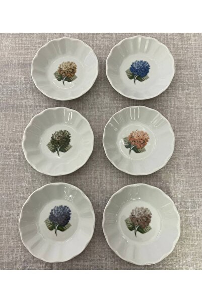 Porland Ortanca 30 Parça 6 Kişilik Porselen İkram Ve Kahvaltı Takımı