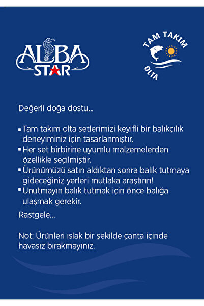 Albastar Tam Takım Usta Lrf Olta Seti Tts022 Standart 240cm