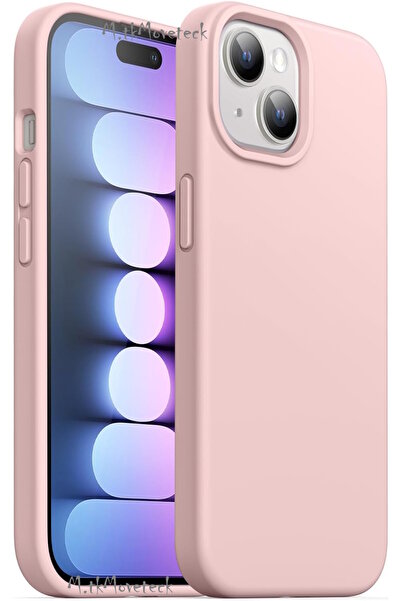 m.tk moveteck İphone 15 Kılıf Kamera Çıkıntılı İçi Kadife Süet Yumuşak Lansma...