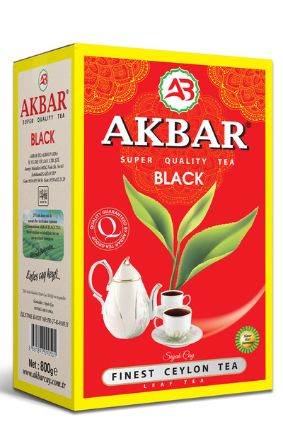 AB Akbar Black Akbar Black Kırmızı Siyah Dökme Çay 800 G